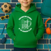 Contributing Member Of The Drinking Class Kids Hoodie