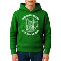 Contributing Member Of The Drinking Class Kids Hoodie