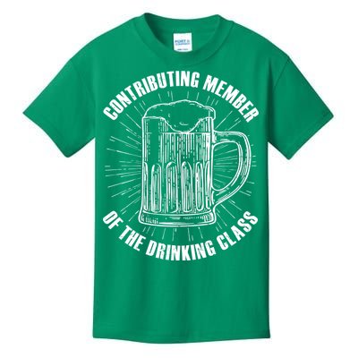 Contributing Member Of The Drinking Class Kids T-Shirt