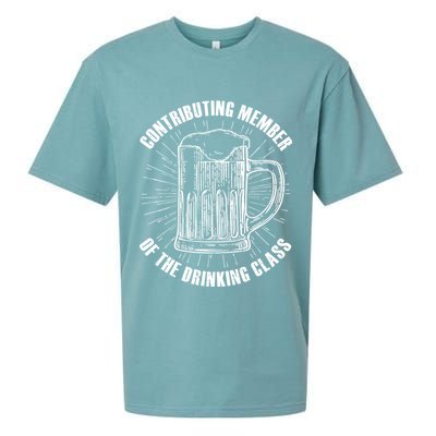 Contributing Member Of The Drinking Class Sueded Cloud Jersey T-Shirt
