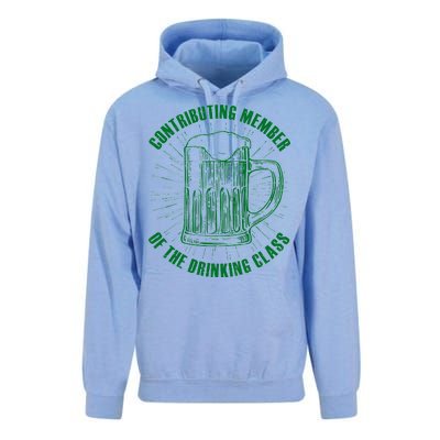 Contributing Member Of The Drinking Class Unisex Surf Hoodie