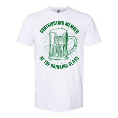 Contributing Member Of The Drinking Class Softstyle CVC T-Shirt