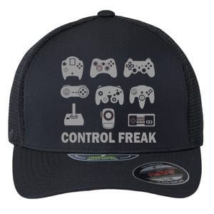 Control Freak Gamer Controllers Flexfit Unipanel Trucker Cap