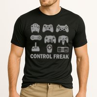 Control Freak Gamer Controllers Cooling Performance Crew T-Shirt