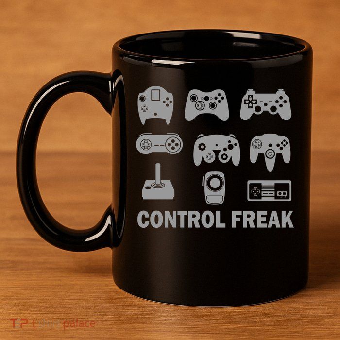 Control Freak Gamer Controllers 11oz C Handle Ceramic Mug