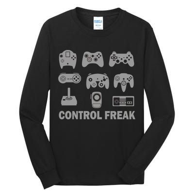 Control Freak Gamer Controllers Tall Long Sleeve T-Shirt