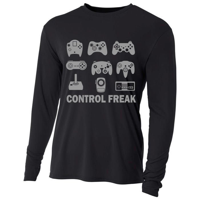 Control Freak Gamer Controllers Cooling Performance Long Sleeve Crew