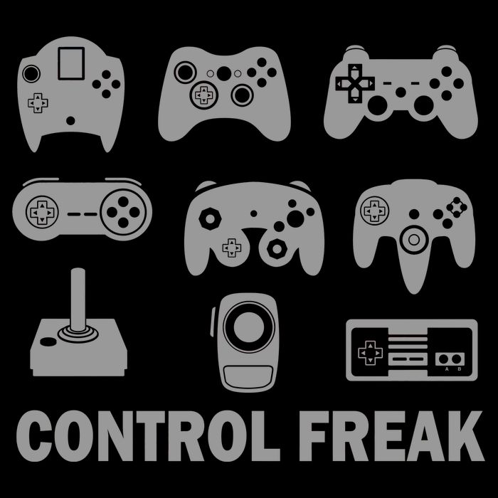 Control Freak Gamer Controllers Cooling Performance Long Sleeve Crew