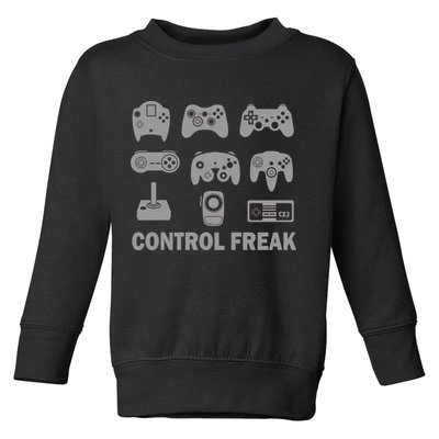 Control Freak Gamer Controllers Toddler Sweatshirt