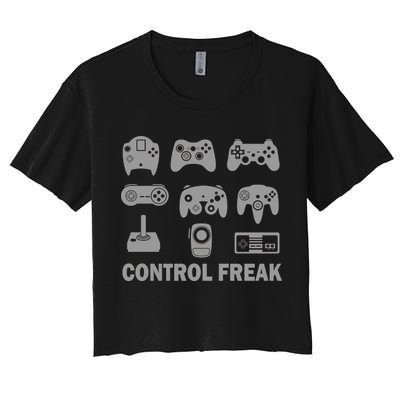 Control Freak Gamer Controllers Crop Top