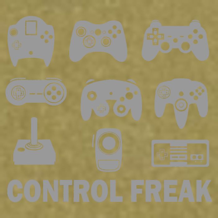 Control Freak Gamer Controllers Garment-Dyed Women's Muscle Tee