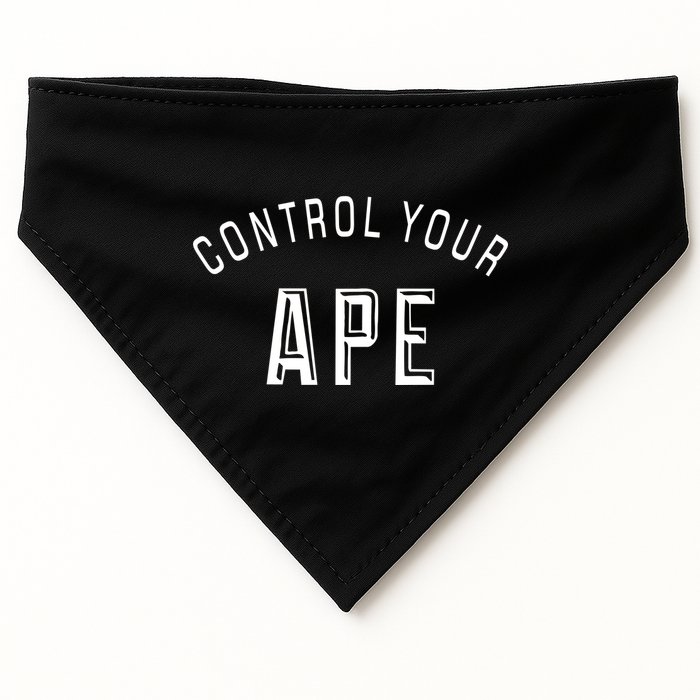 Control Your Ape USA-Made Doggie Bandana