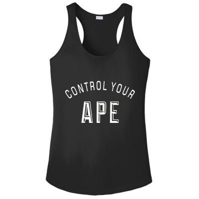 Control Your Ape Ladies PosiCharge Competitor Racerback Tank