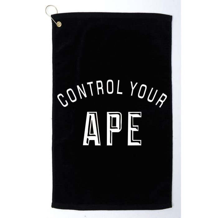 Control Your Ape Golf Towel