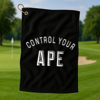 Control Your Ape Golf Towel