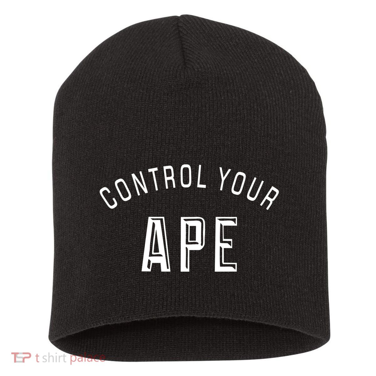 Control Your Ape Short Acrylic Beanie