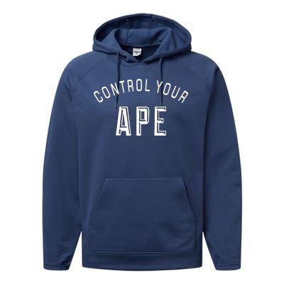 Control Your Ape Performance Fleece Hoodie