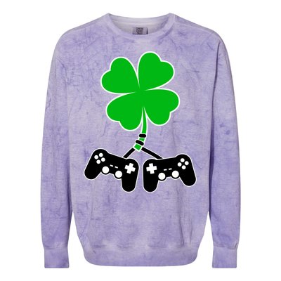 Controller Irish Cover St Patricks Day Colorblast Crewneck Sweatshirt