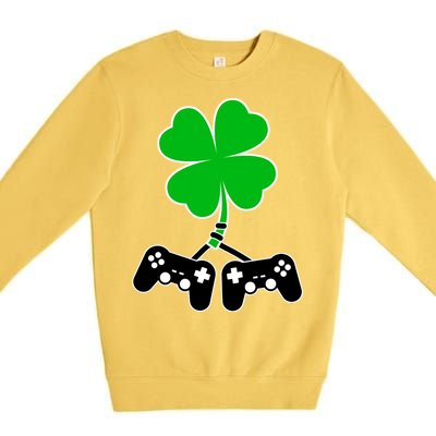 Controller Irish Cover St Patricks Day Premium Crewneck Sweatshirt