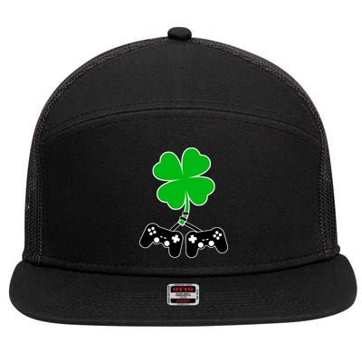 Controller Irish Cover St Patricks Day 7 Panel Mesh Trucker Snapback Hat