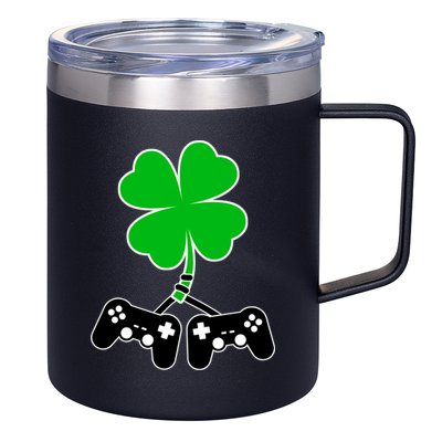 Controller Irish Cover St Patricks Day 12oz Stainless Steel Coffee Mug