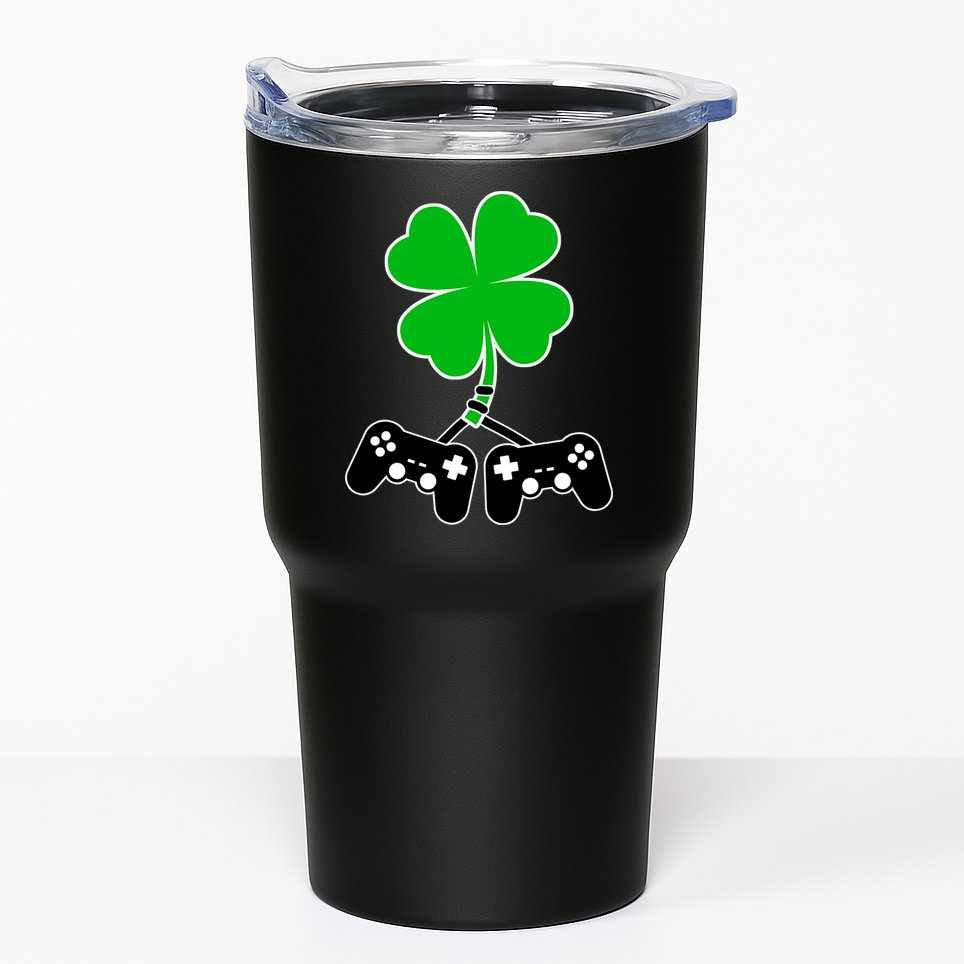 Controller Irish Cover St Patricks Day Tumbler