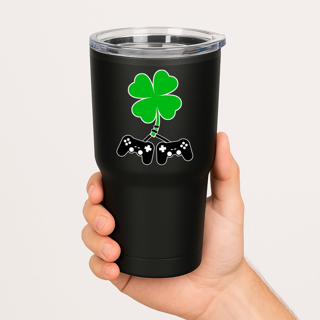 Controller Irish Cover St Patricks Day Tumbler