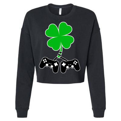 Controller Irish Cover St Patricks Day Cropped Pullover Crew