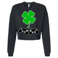 Controller Irish Cover St Patricks Day Cropped Pullover Crew