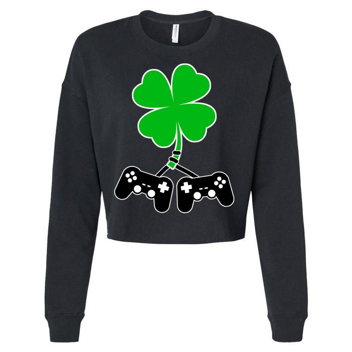 Controller Irish Cover St Patricks Day Cropped Pullover Crew