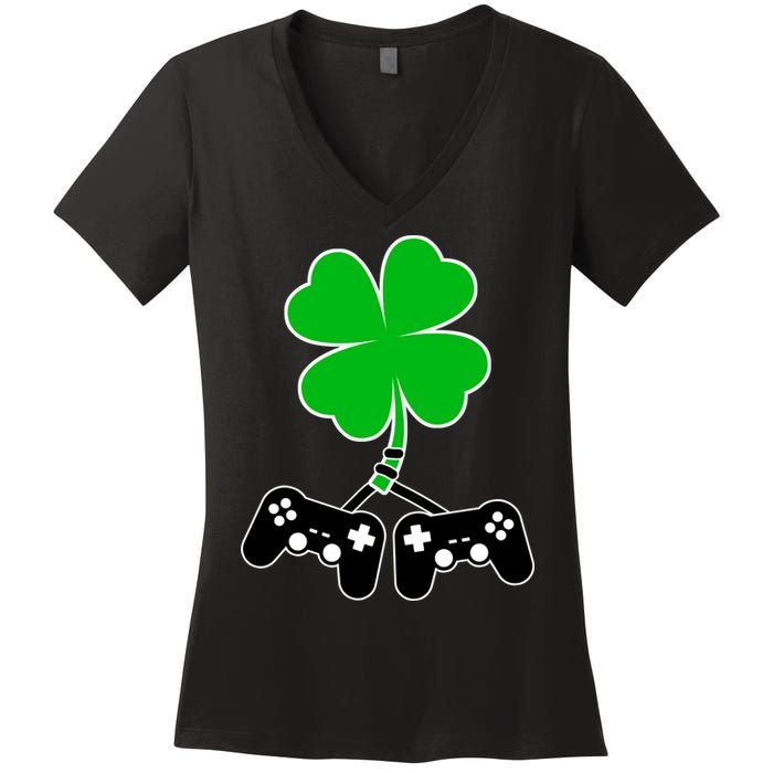Controller Irish Cover St Patricks Day Women's V-Neck T-Shirt