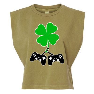 Controller Irish Cover St Patricks Day Garment-Dyed Women's Muscle Tee
