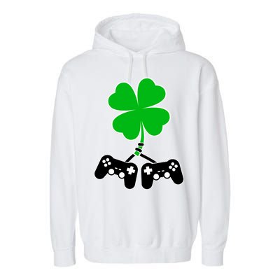 Controller Irish Cover St Patricks Day Garment-Dyed Fleece Hoodie