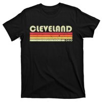 Cleveland Oh Ohio Funny City Home Roots Gift Retro 70s 80s T-Shirt