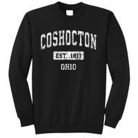 Coshocton Ohio Oh Vintage Sports Established Sweatshirt