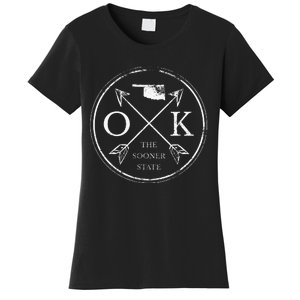 Cute Oklahoma Ok The Sooner State Women's T-Shirt