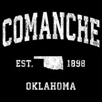 Comanche Oklahoma Ok Vintage Athletic Sports Tank Top