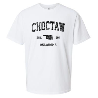 Choctaw Oklahoma Ok Vintage Sports Sueded Cloud Jersey T-Shirt