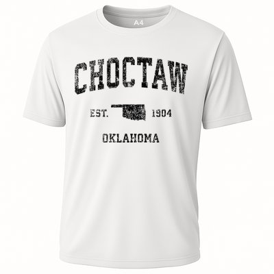 Choctaw Oklahoma Ok Vintage Sports Cooling Performance Crew T-Shirt