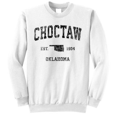 Choctaw Oklahoma Ok Vintage Sports Sweatshirt