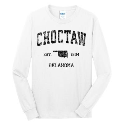 Choctaw Oklahoma Ok Vintage Sports Tall Long Sleeve T-Shirt