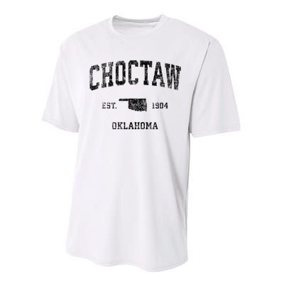 Choctaw Oklahoma Ok Vintage Sports Performance Sprint T-Shirt