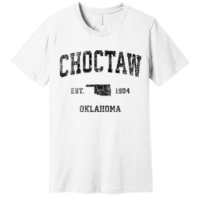 Choctaw Oklahoma Ok Vintage Sports Premium T-Shirt