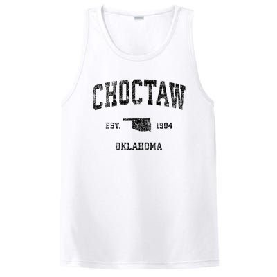 Choctaw Oklahoma Ok Vintage Sports PosiCharge Competitor Tank