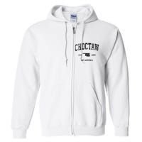 Choctaw Oklahoma Ok Vintage Sports Full Zip Hoodie