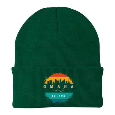 City Of Omaha Nebraska Knit Cap Winter Beanie