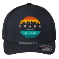 City Of Omaha Nebraska Flexfit Unipanel Trucker Cap