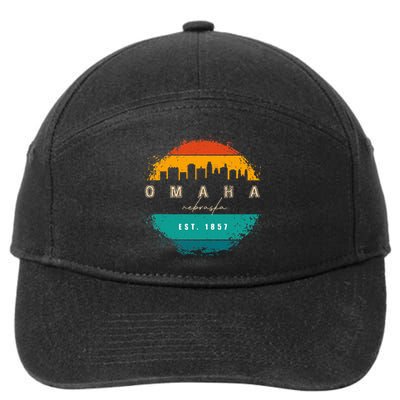 City Of Omaha Nebraska 7-Panel Snapback Hat