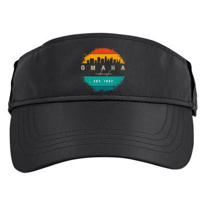 City Of Omaha Nebraska Adult Drive Performance Visor