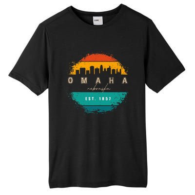 City Of Omaha Nebraska Tall Fusion ChromaSoft Performance T-Shirt